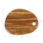 Pebble Shaped Acacia Serving Board 18" x 15"