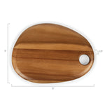 Little Mermaid - Pebble Shaped Acacia Serving Board