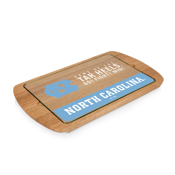 North Carolina Tar Heels - Billboard Glass Top Serving Tray