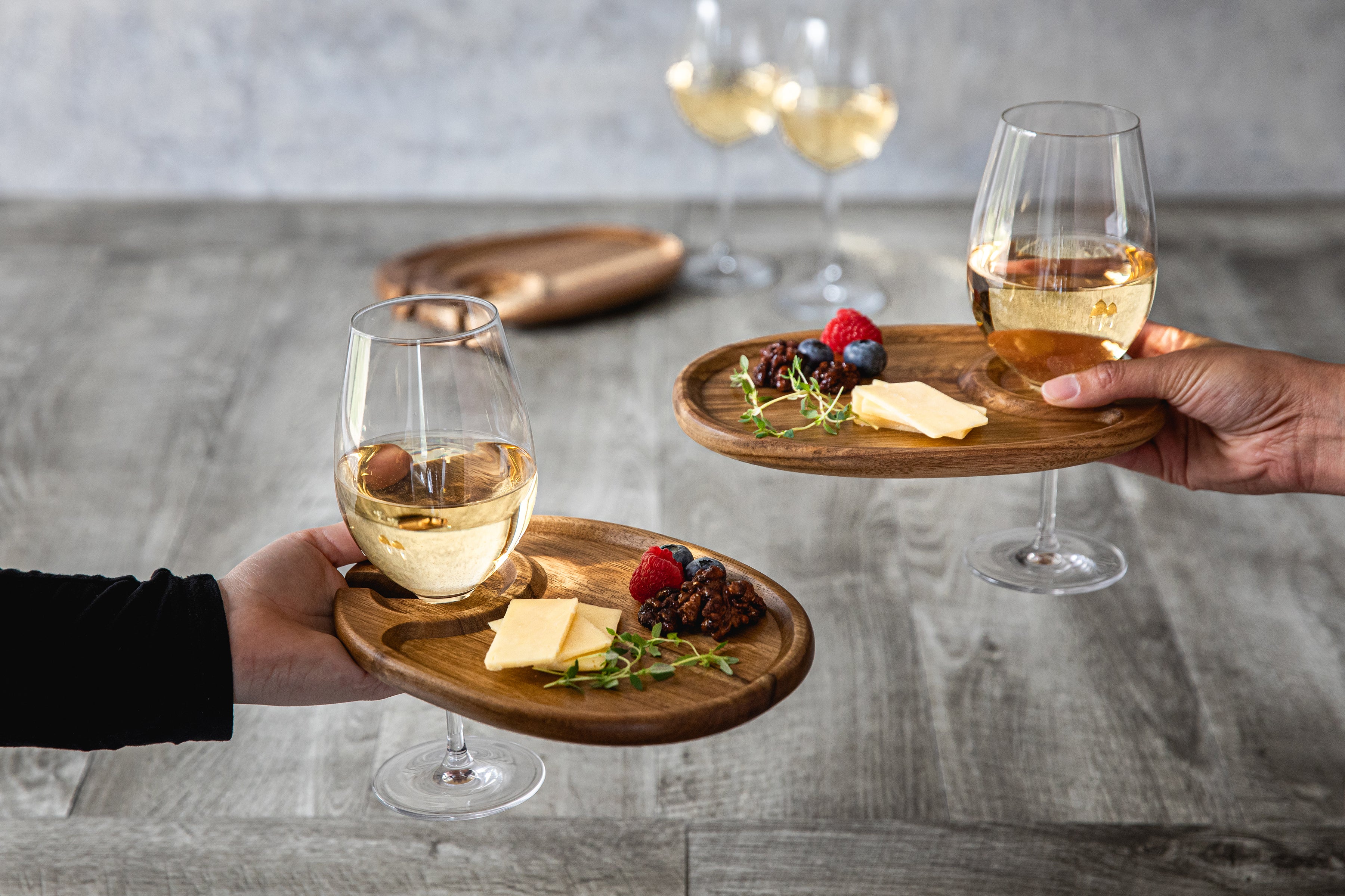 Cleveland Guardians - Wine Appetizer Plate Set Of 4