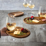 Los Angeles Chargers - Wine Appetizer Plate Set Of 4