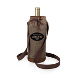 New York Jets - Waxed Canvas Wine Tote