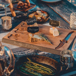 Los Angeles Chargers - Delio Acacia Cheese Cutting Board & Tools Set