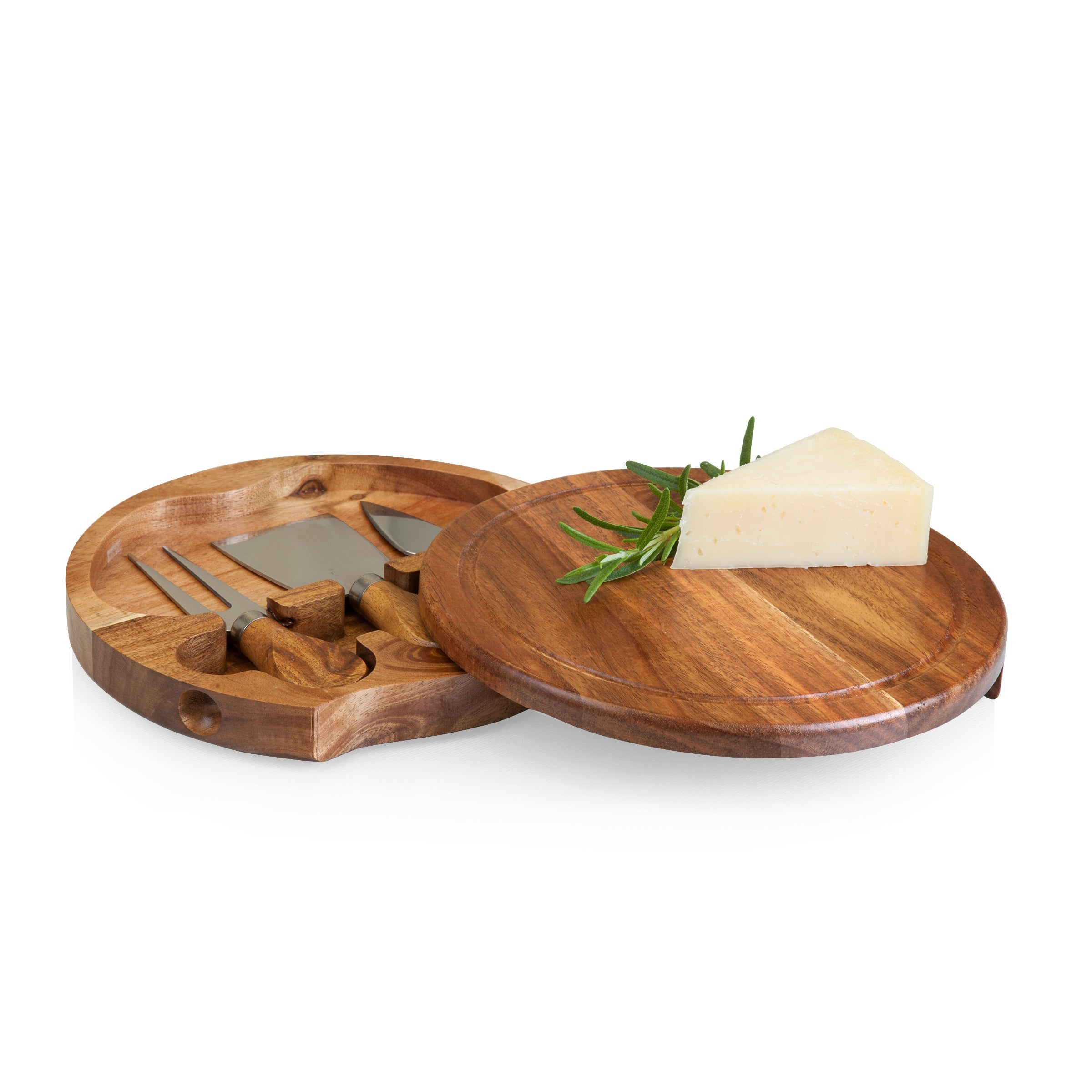 Cinderella - Acacia Brie Cheese Cutting Board & Tools Set