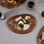 USC Trojans - Pebble Shaped Acacia Serving Board 15" x 10"