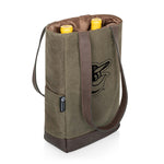 Baltimore Orioles - 2 Bottle Insulated Wine Cooler Bag