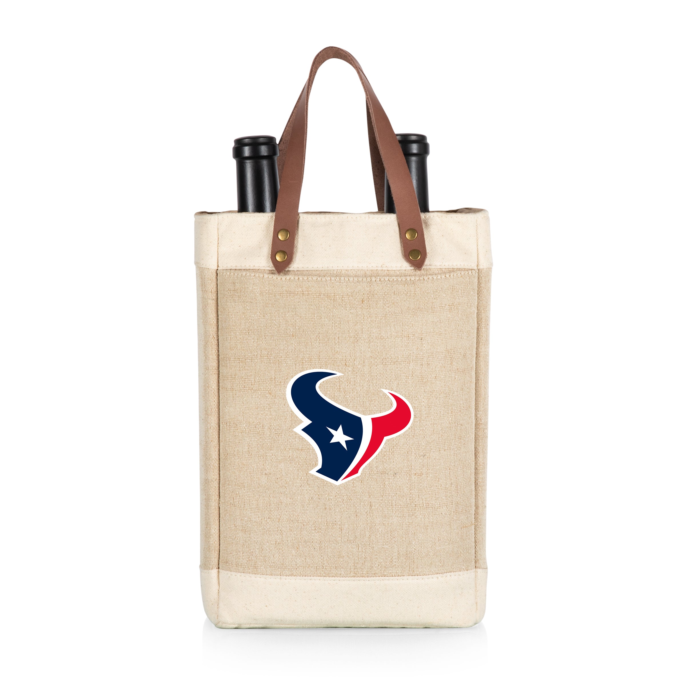 Houston Texans - Pinot Jute 2 Bottle Insulated Wine Bag