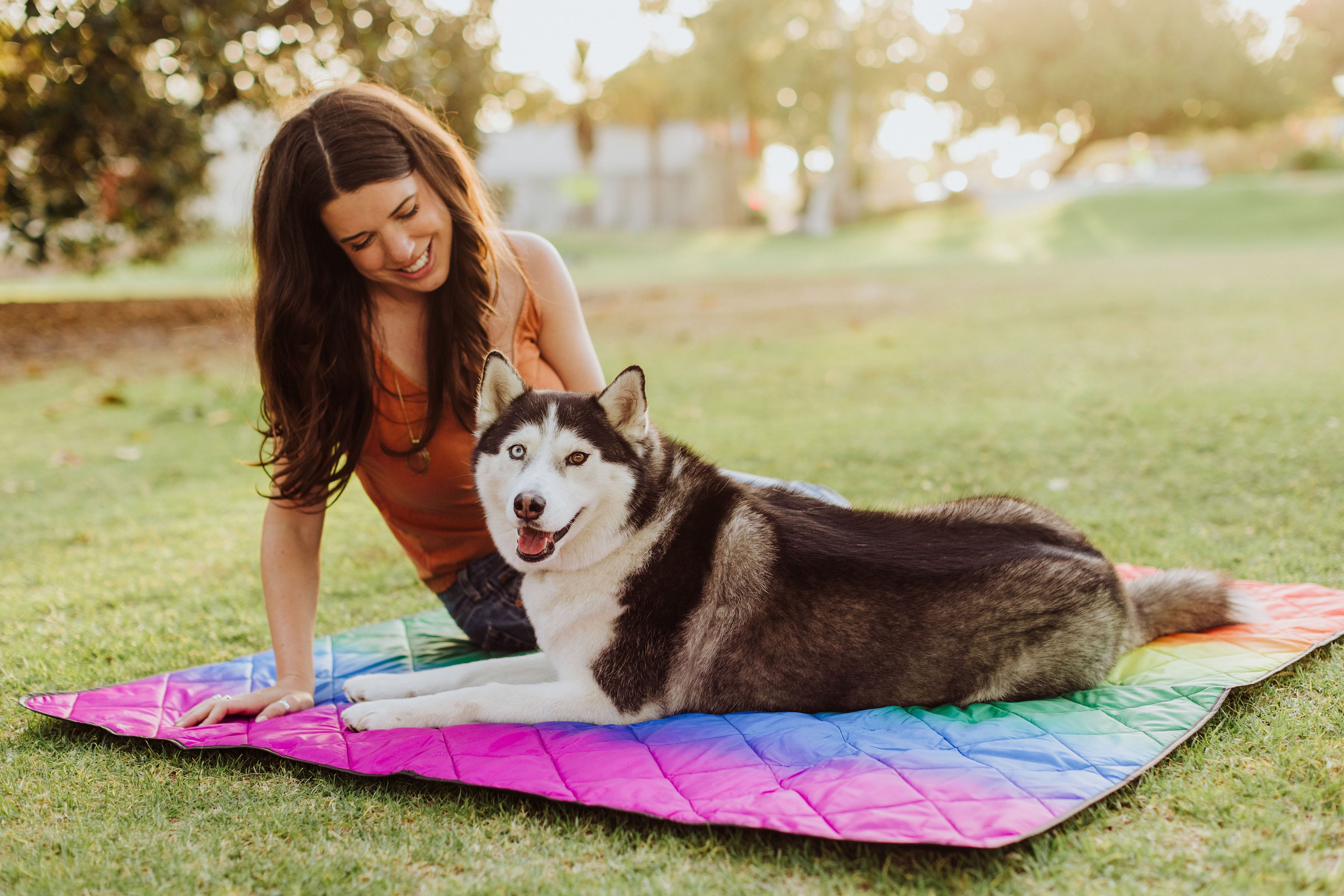 Colorado Rockies - Vista Outdoor Picnic Blanket & Tote