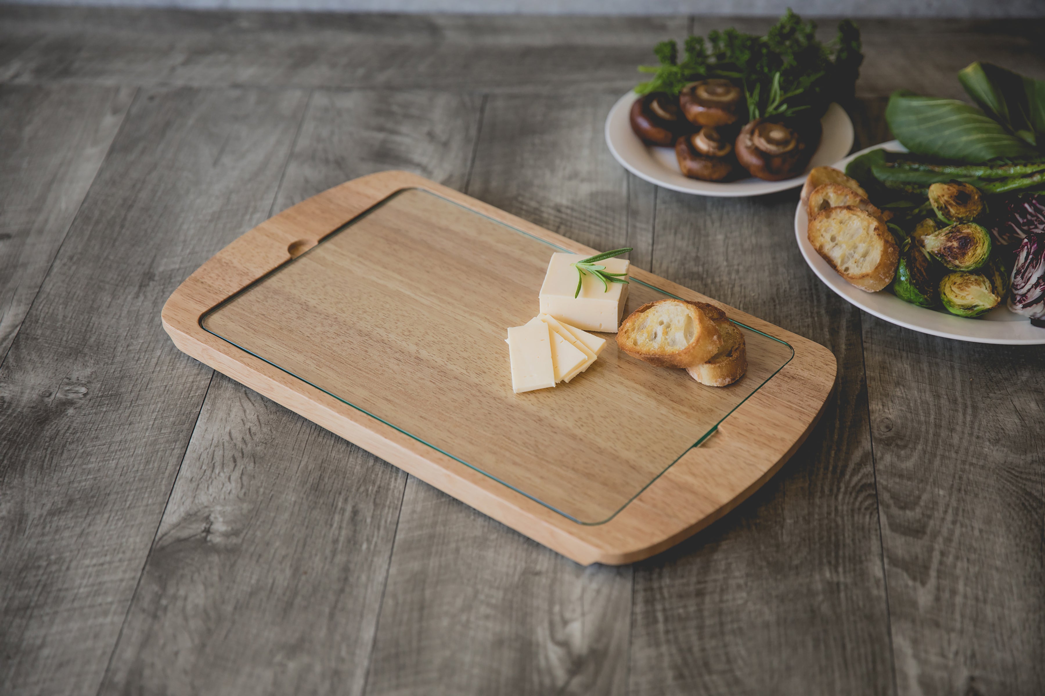 Billboard Glass Top Serving Tray