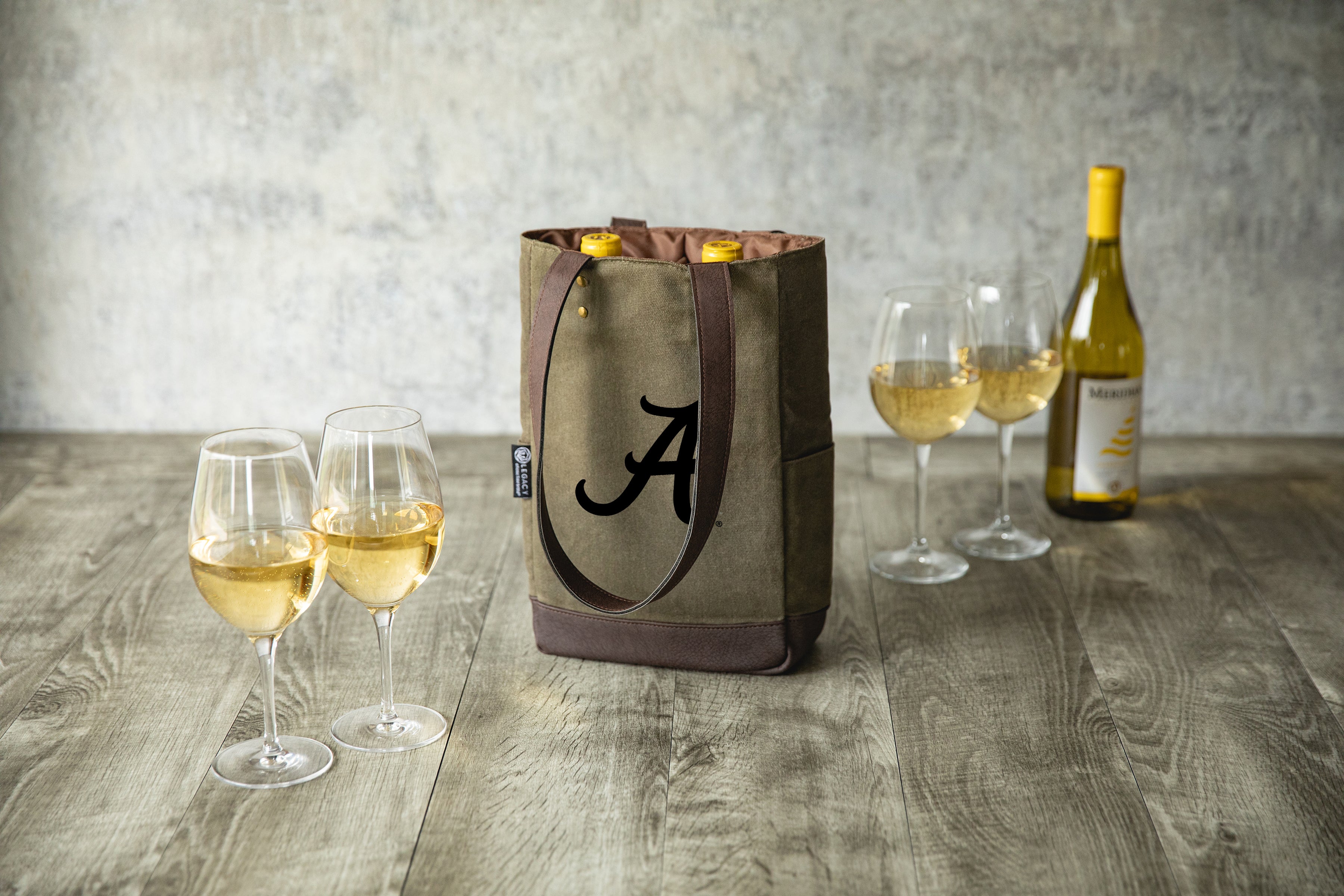 Alabama Crimson Tide - 2 Bottle Insulated Wine Cooler Bag