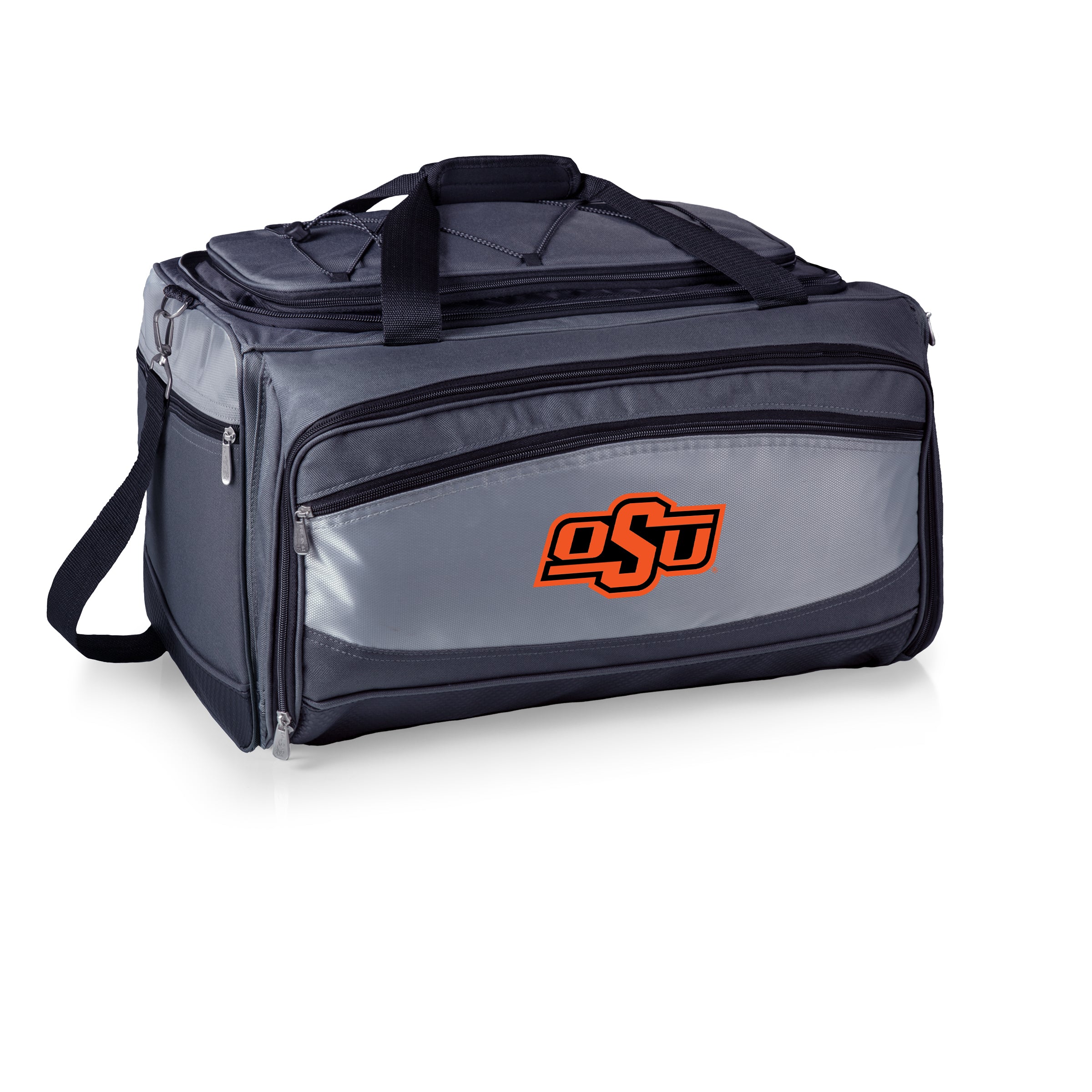 Oklahoma State Cowboys - Buccaneer Portable Charcoal Grill & Cooler Tote