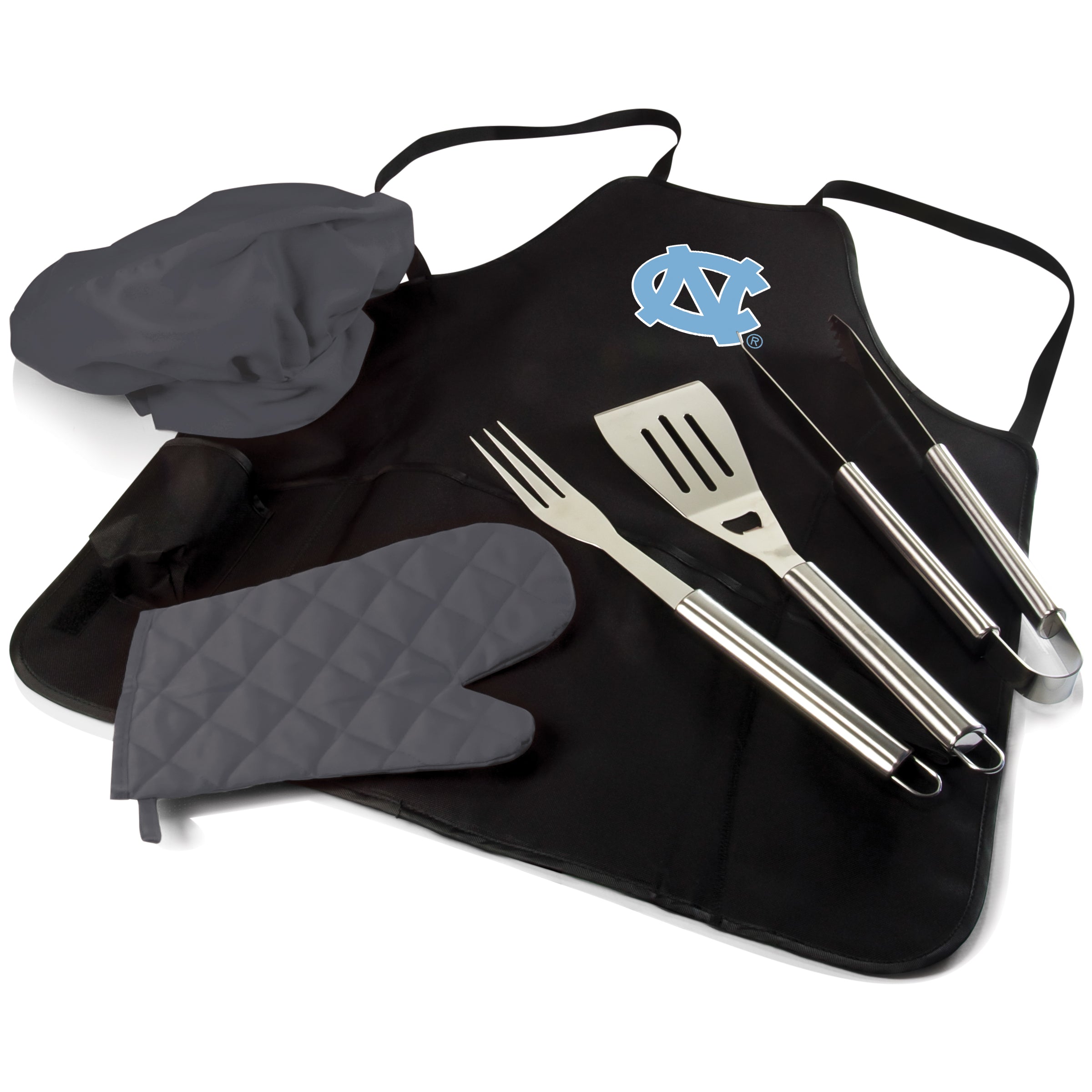 North Carolina Tar Heels - BBQ Apron Tote Pro Grill Set