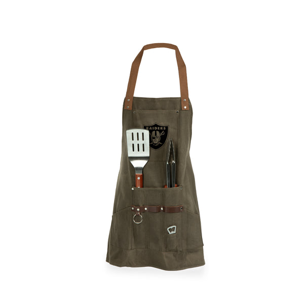 Las Vegas Raiders - BBQ Apron with Tools & Bottle Opener