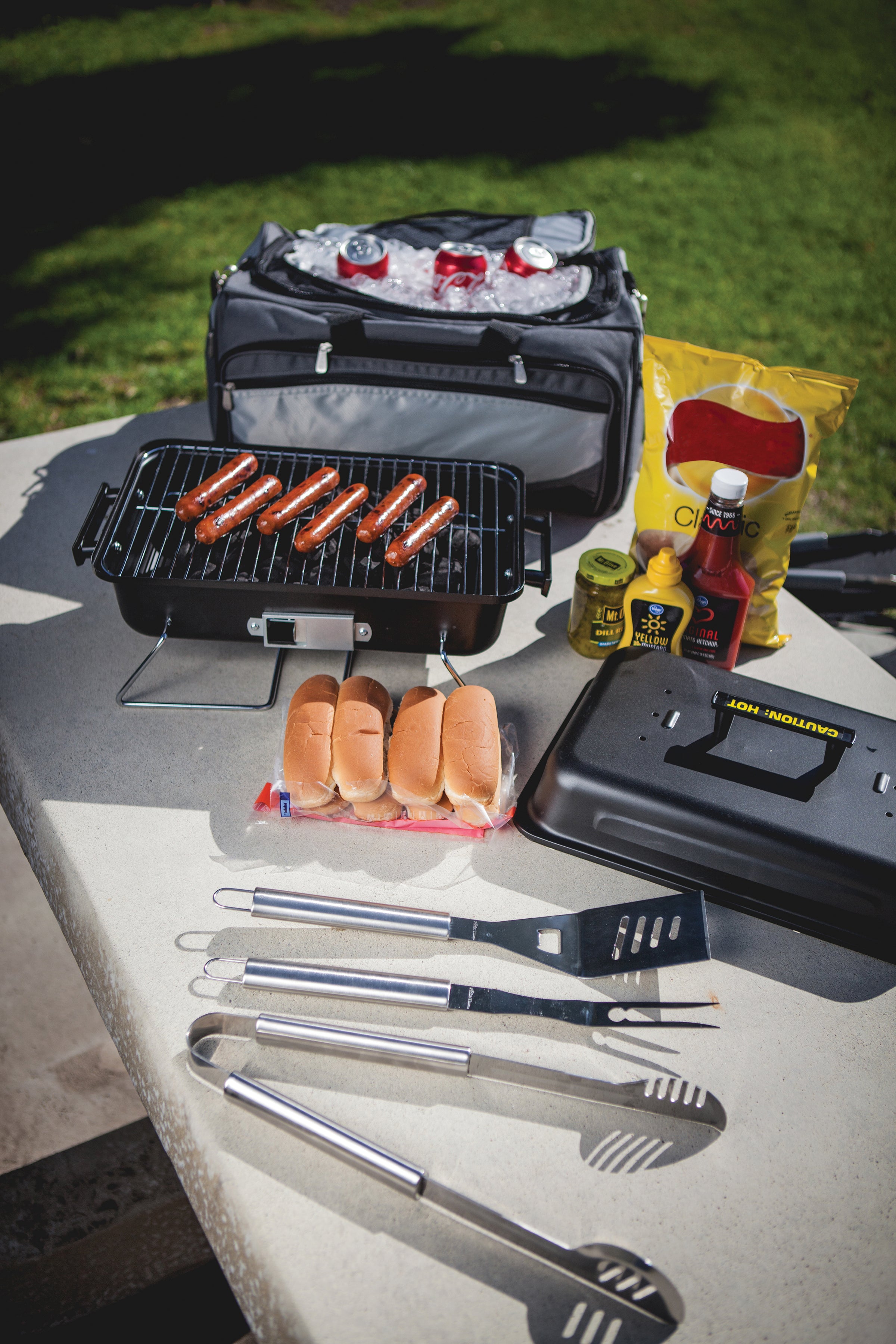 Texas Tech Red Raiders - Buccaneer Portable Charcoal Grill & Cooler Tote