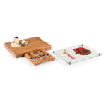 Cornell Big Red - Concerto Glass Top Cheese Cutting Board & Tools Set