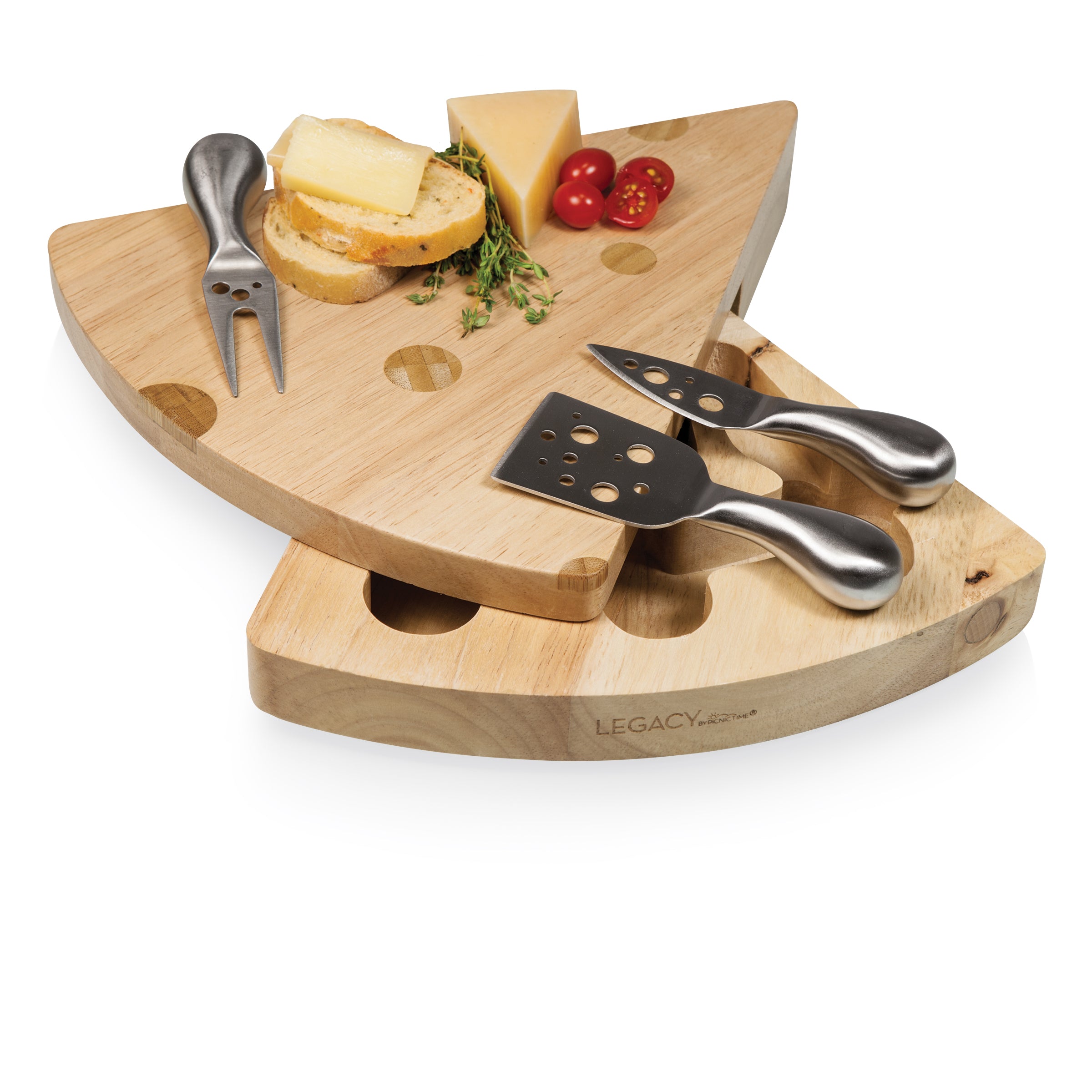 Swiss Cheese Cutting Board & Tools Set