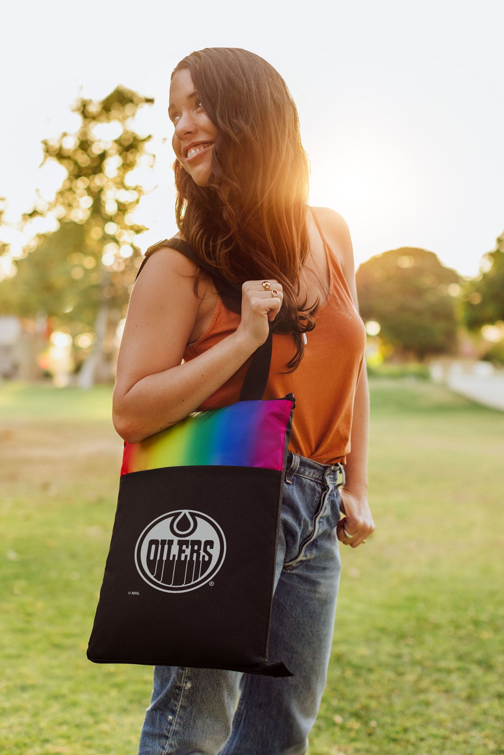 Edmonton Oilers - Vista Outdoor Picnic Blanket & Tote