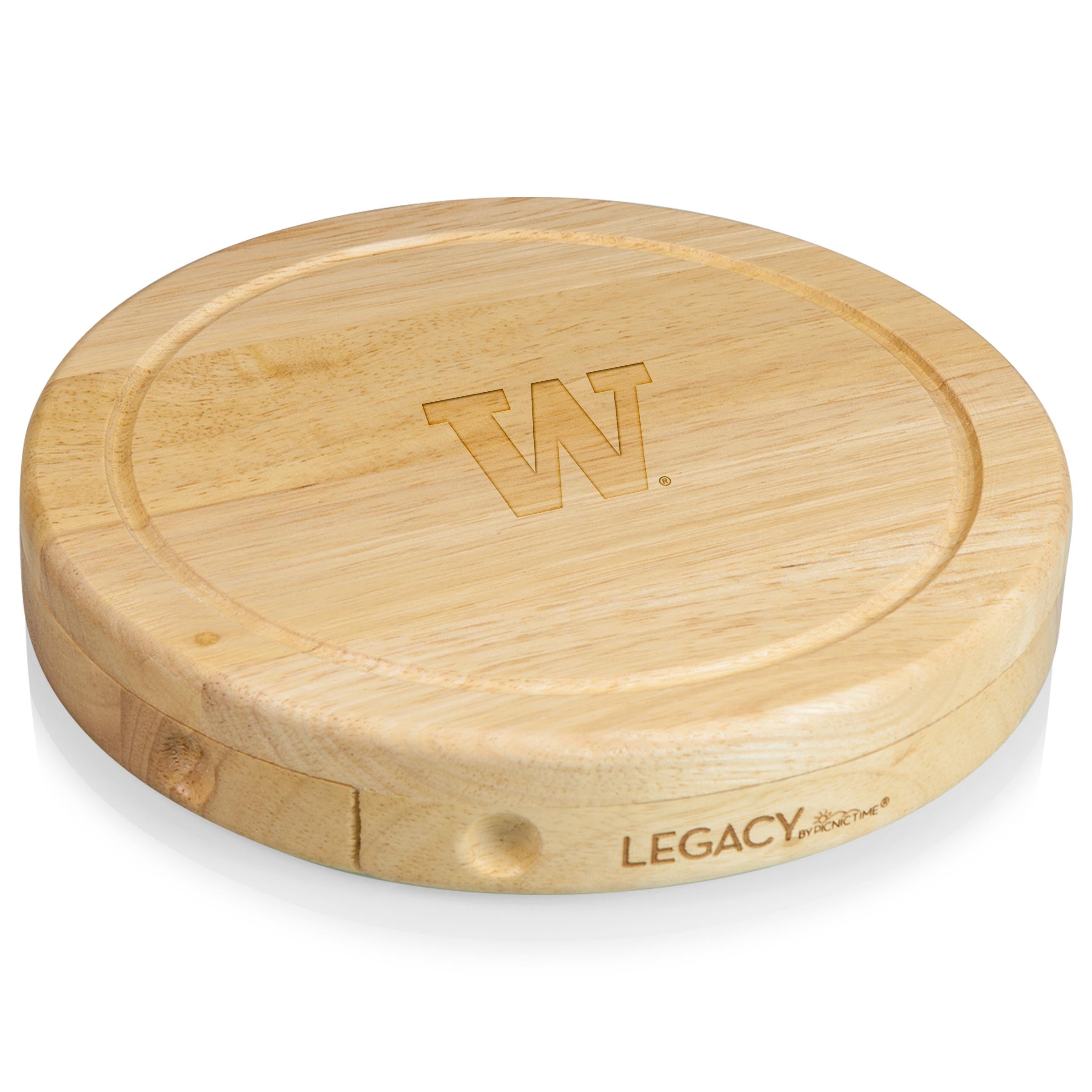 Washington Huskies - Brie Cheese Cutting Board & Tools Set