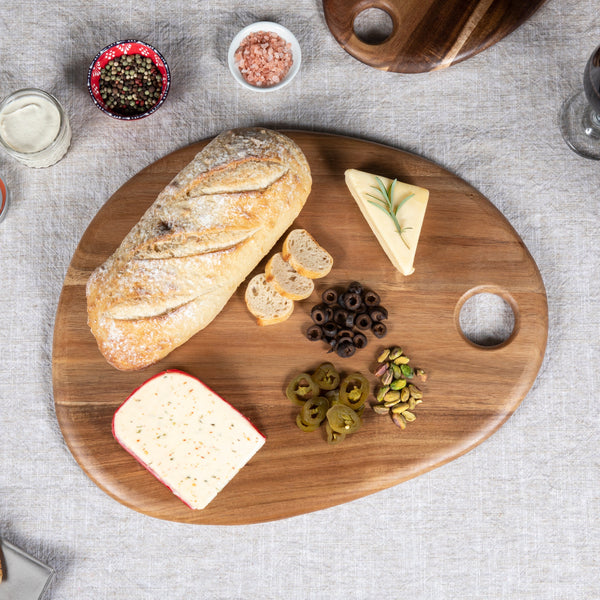 Pebble Shaped Acacia Serving Board 18" x 15"