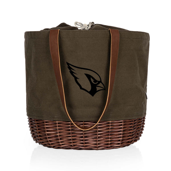 Arizona Cardinals - Coronado Canvas and Willow Basket Tote