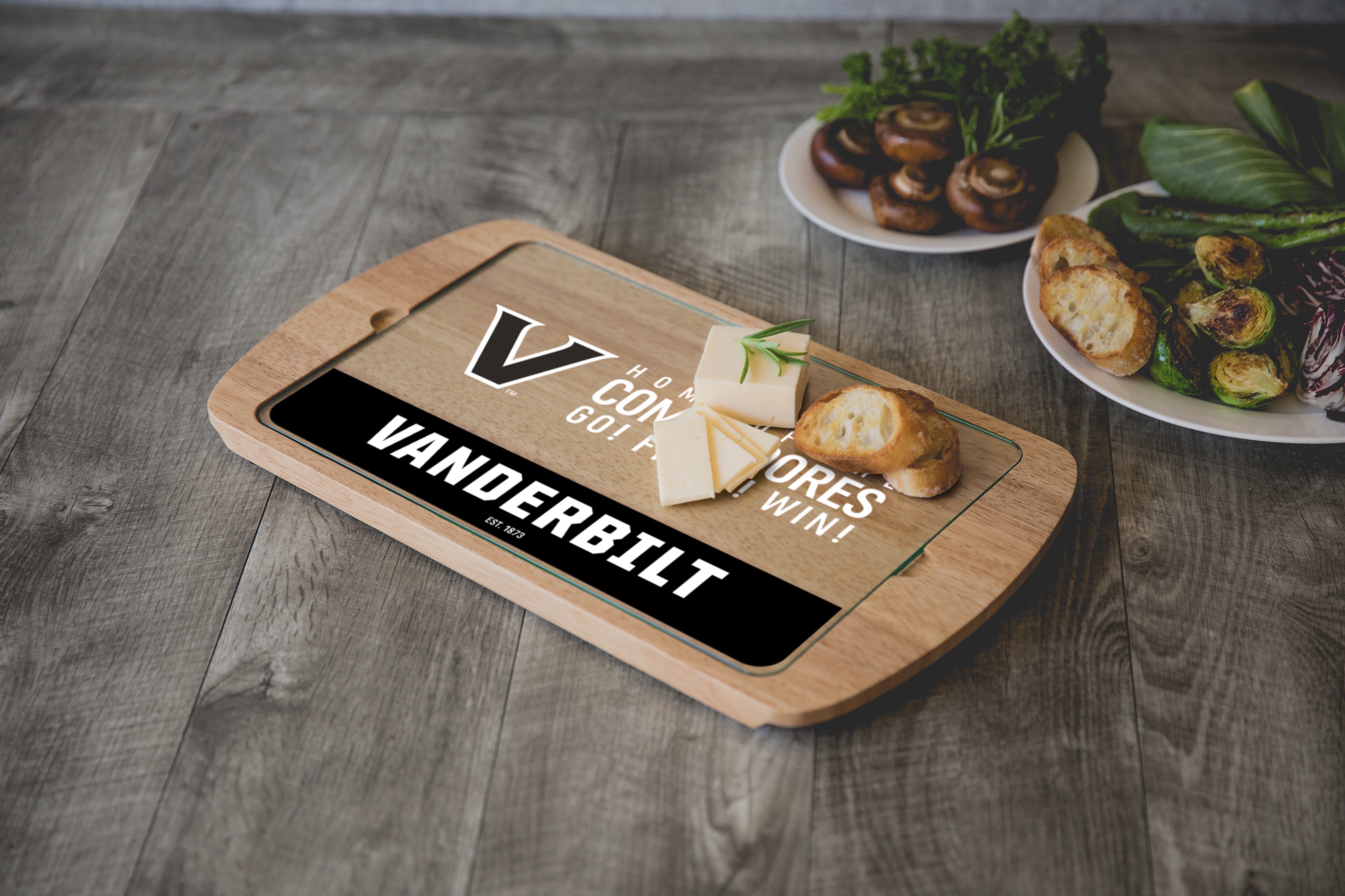 Vanderbilt Commodores - Billboard Glass Top Serving Tray