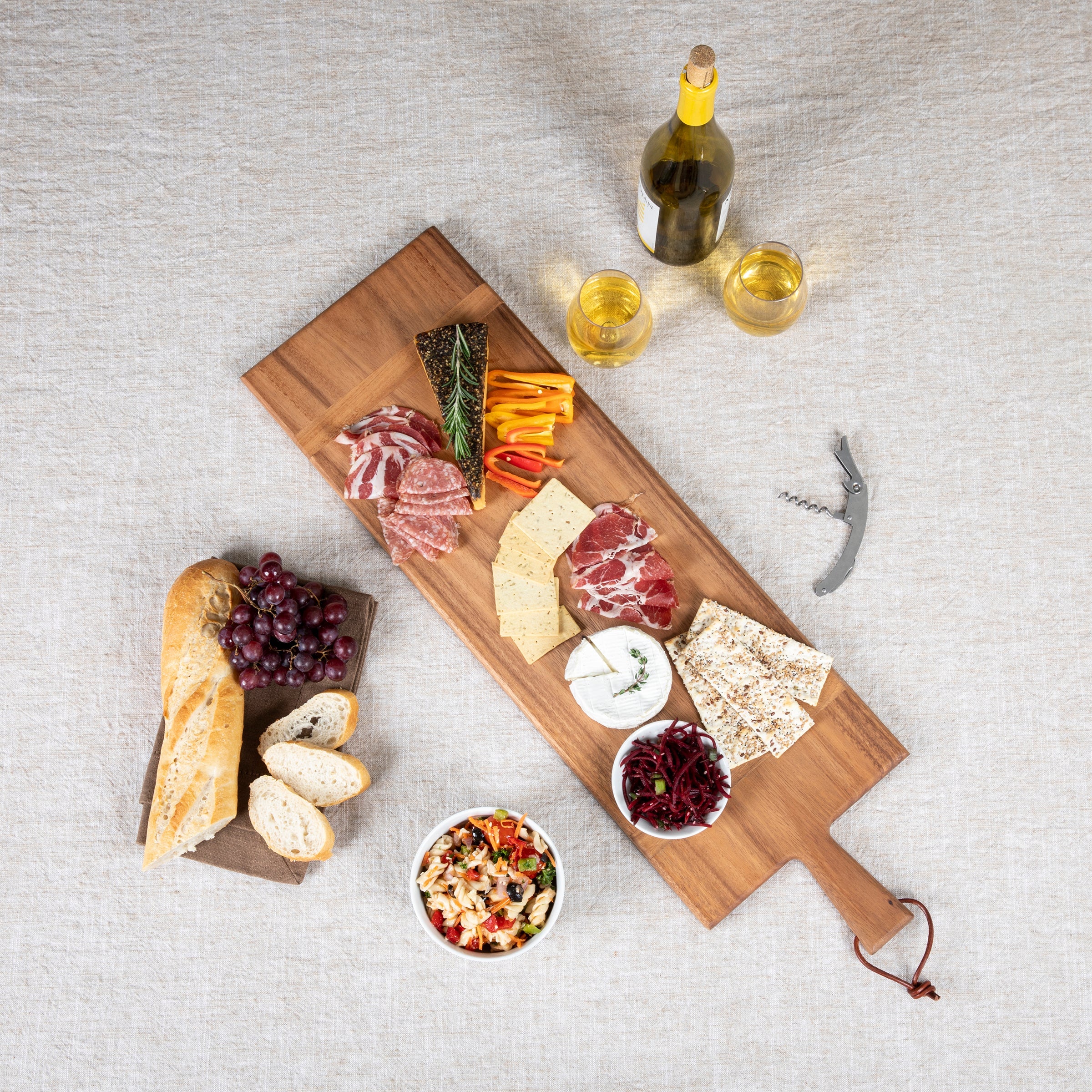 Madera Rectangular Long Charcuterie Board - 29" x 9"