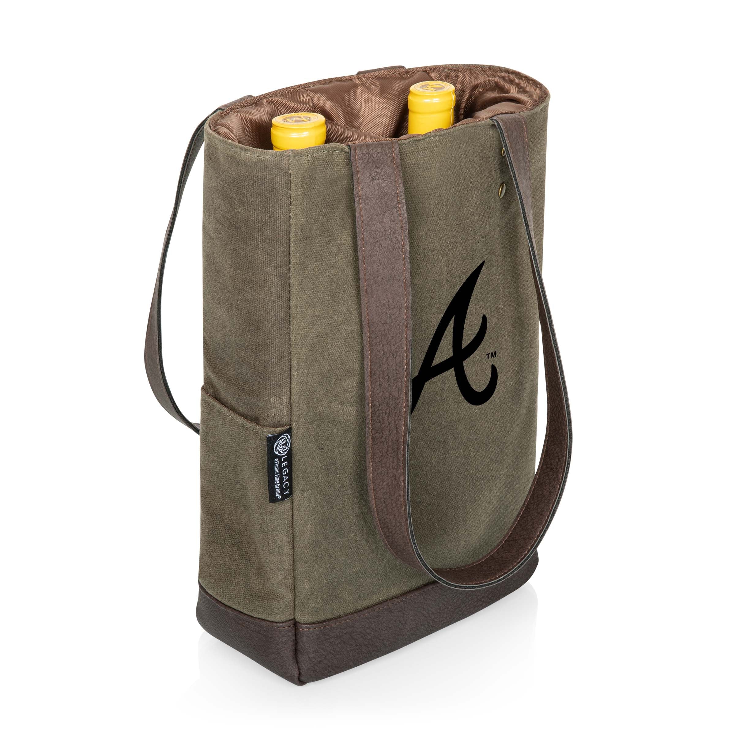 Atlanta Braves - 2 Bottle Insulated Wine Cooler Bag