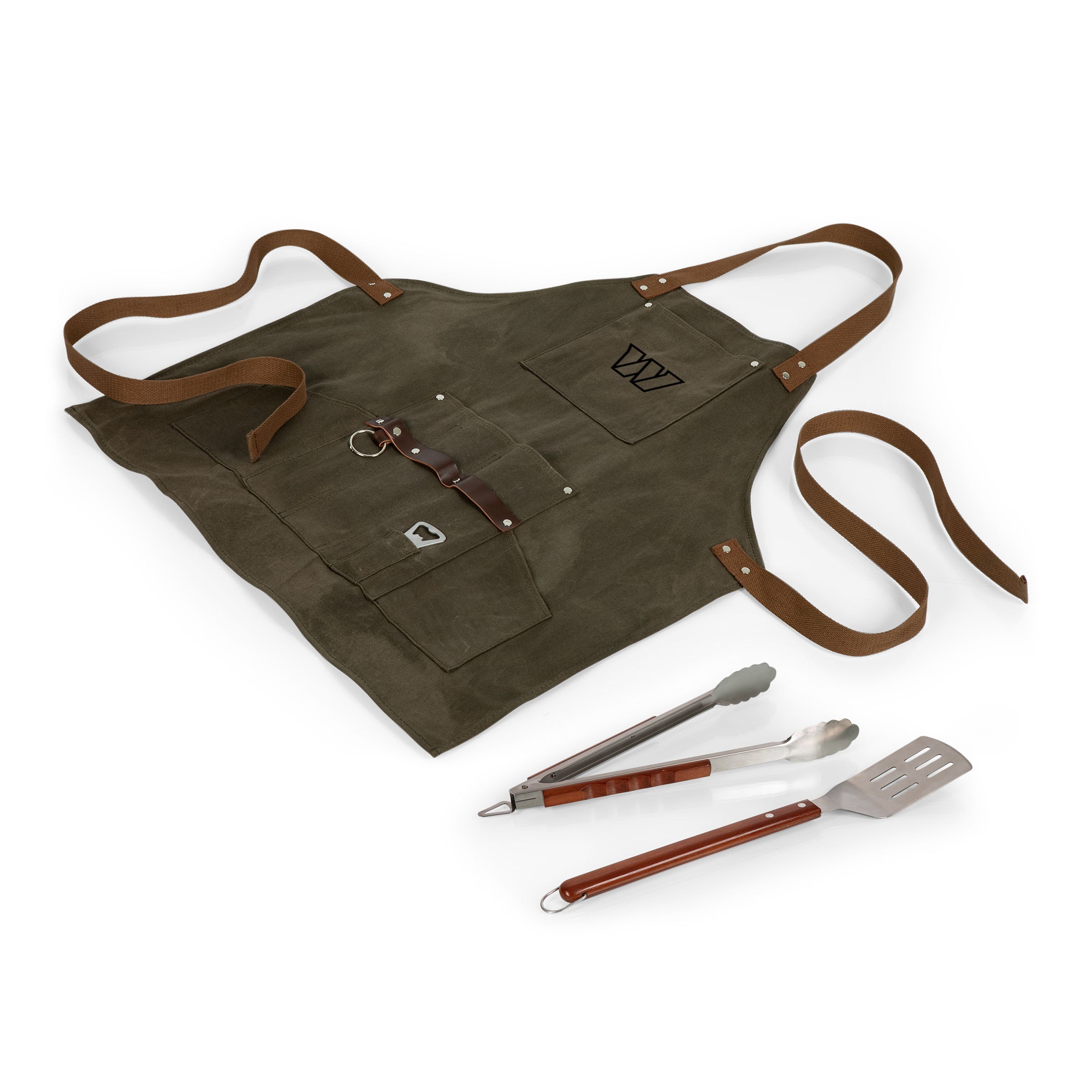 Washington Commanders - BBQ Apron with Tools & Bottle Opener