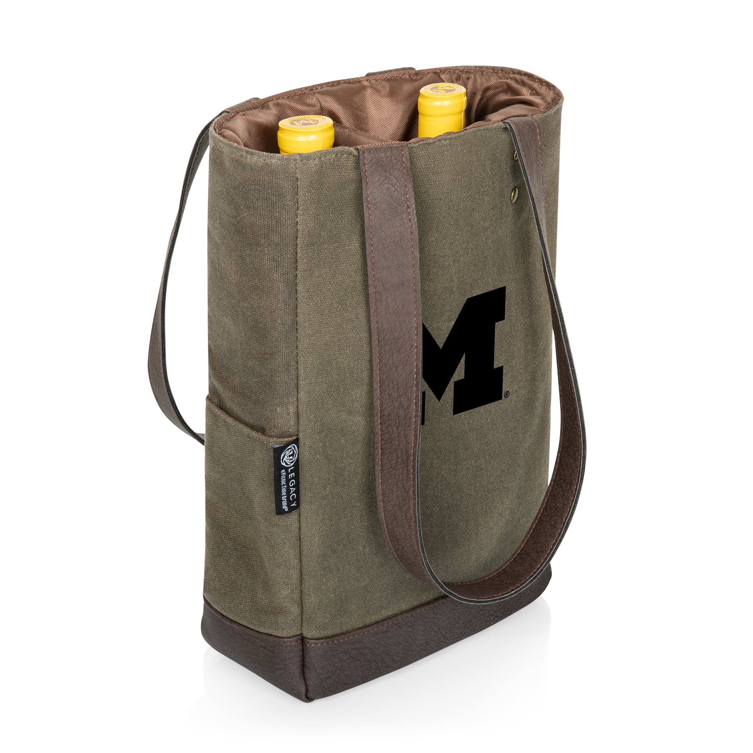 Michigan Wolverines - 2 Bottle Insulated Wine Cooler Bag