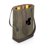 Michigan Wolverines - 2 Bottle Insulated Wine Cooler Bag