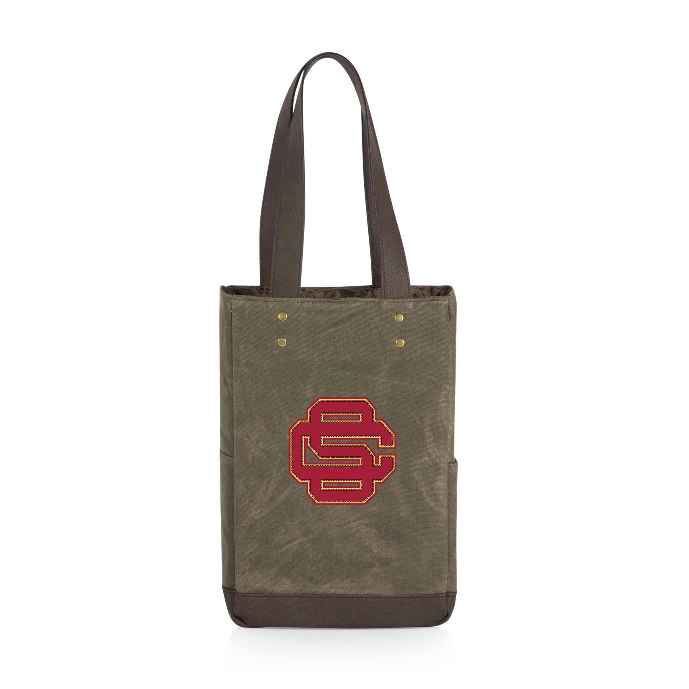 USC Trojans Alternate - 2 Bottle Insulated Wine Cooler Bag