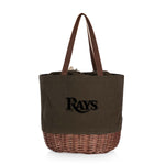 Tampa Bay Rays - Coronado Canvas and Willow Basket Tote