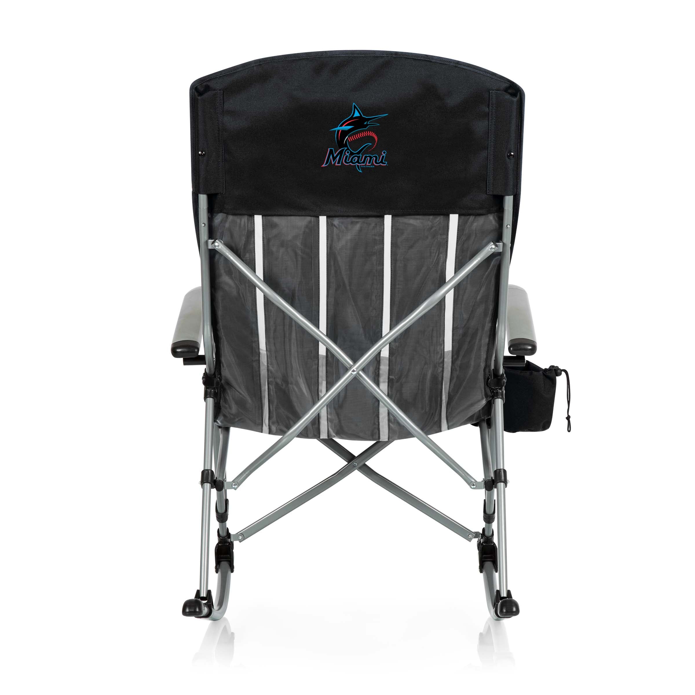 Miami Marlins - Outdoor Rocking Camp Chair