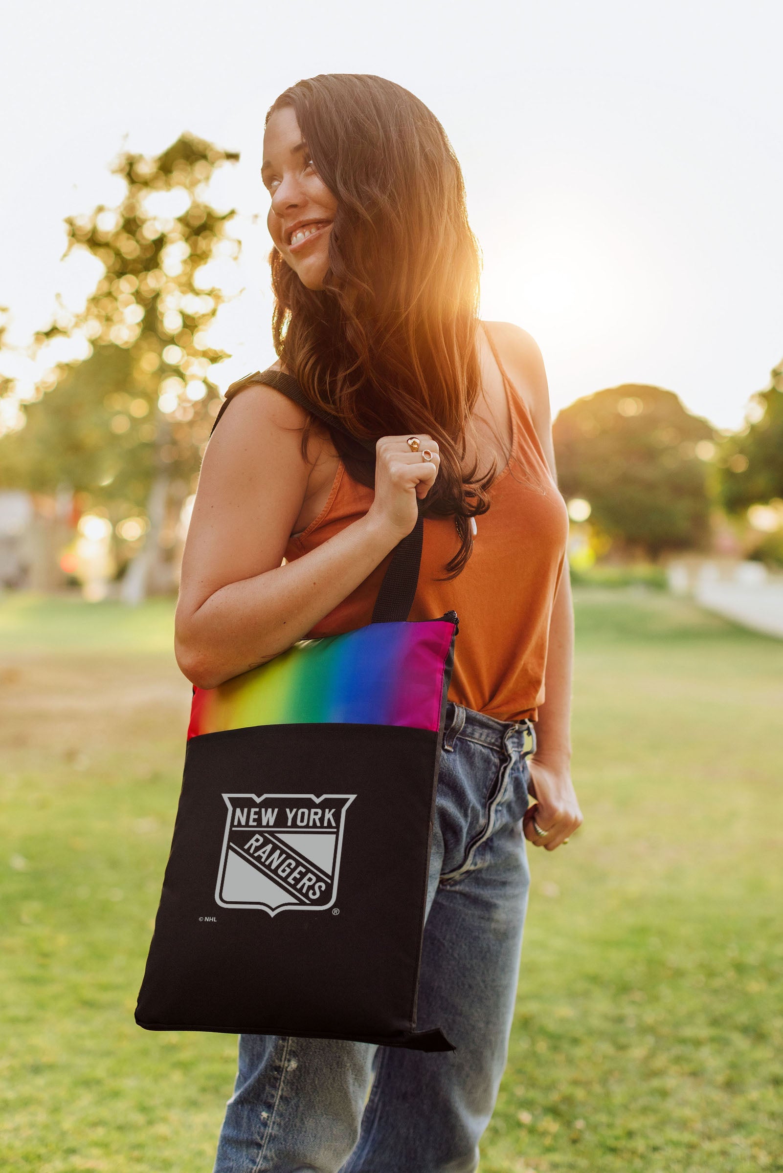 New York Rangers - Vista Outdoor Picnic Blanket & Tote