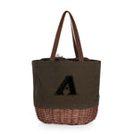 Arizona Diamondbacks - Coronado Canvas and Willow Basket Tote