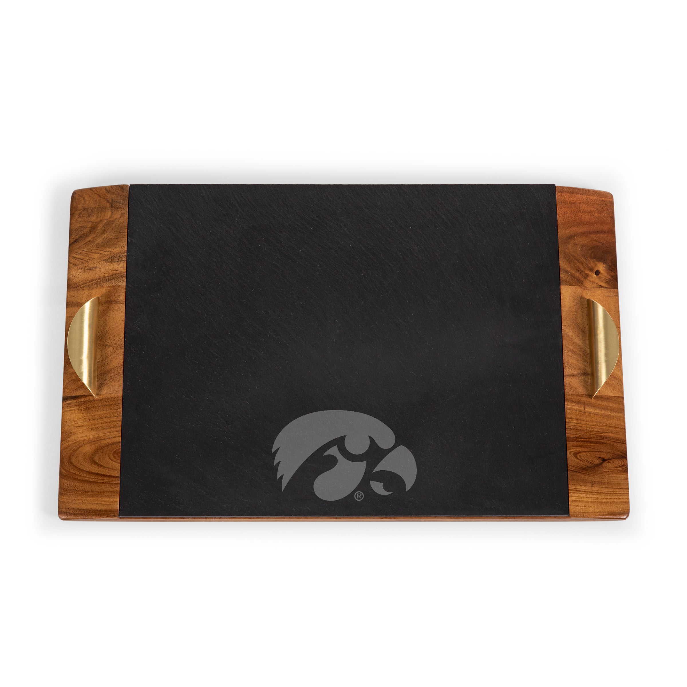 Iowa Hawkeyes - Covina Acacia and Slate Serving Tray