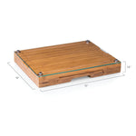 Baylor Bears - Concerto Glass Top Cheese Cutting Board & Tools Set