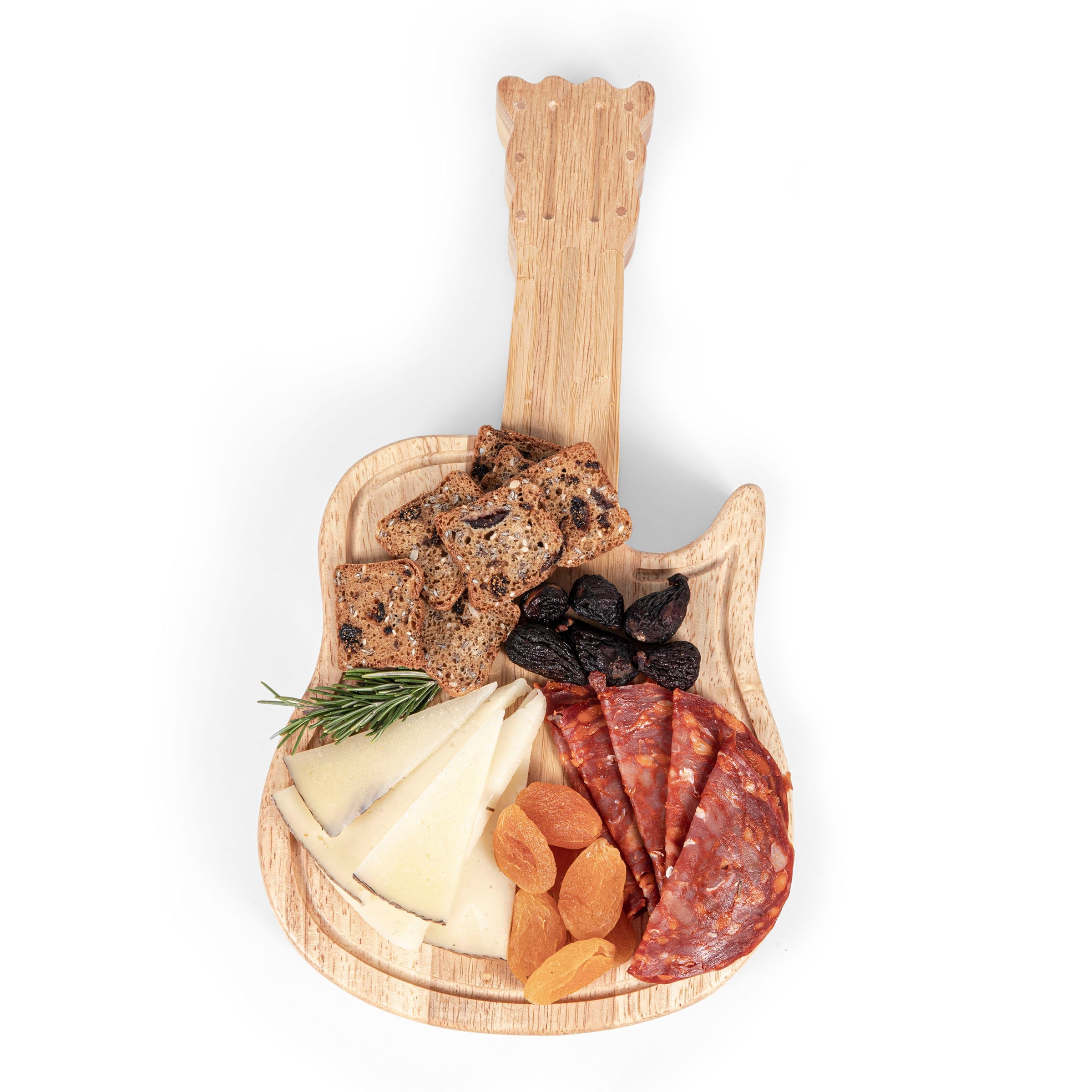 Guitar Cheese Cutting Board & Tools Set