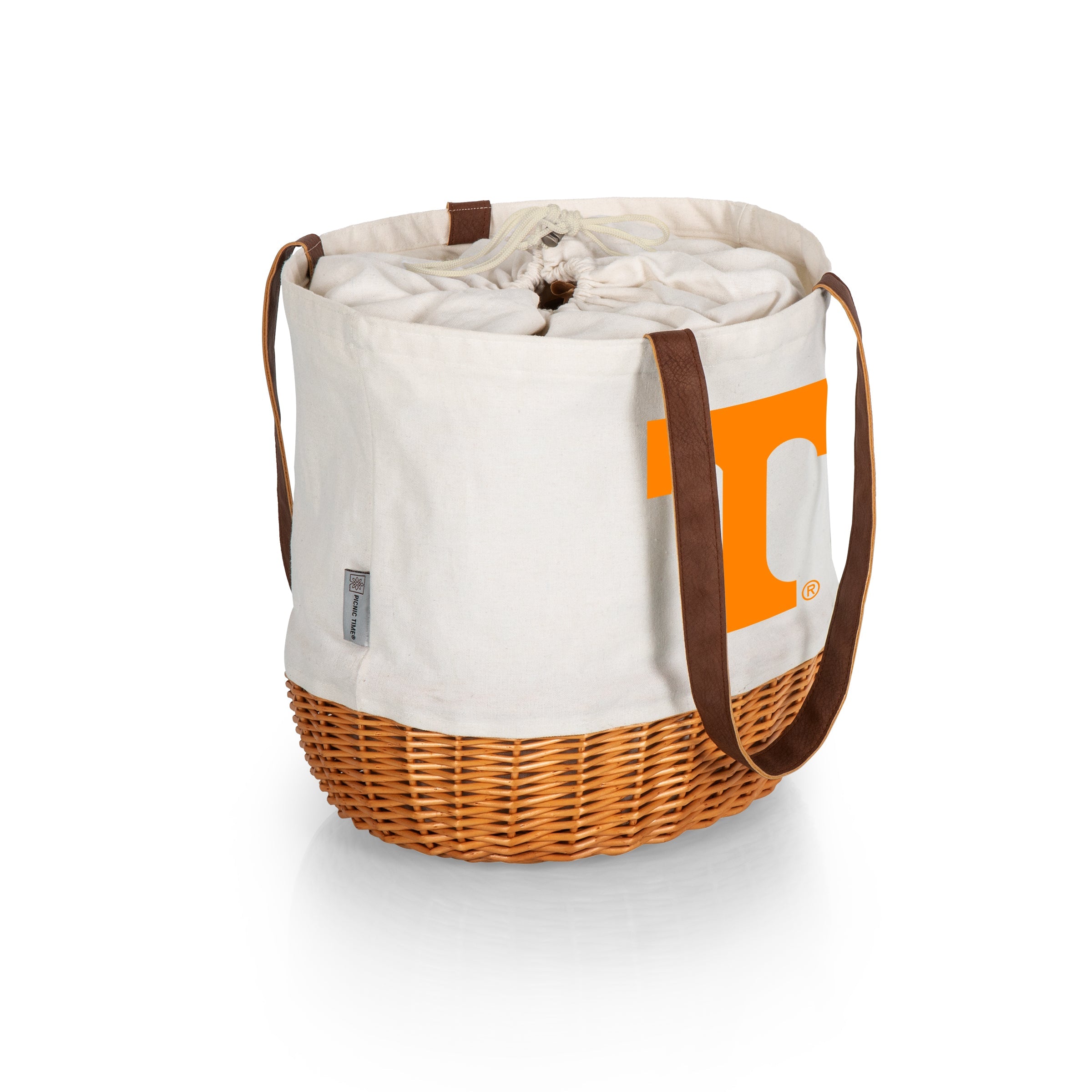 Tennessee Volunteers - Coronado Canvas and Willow Basket Tote