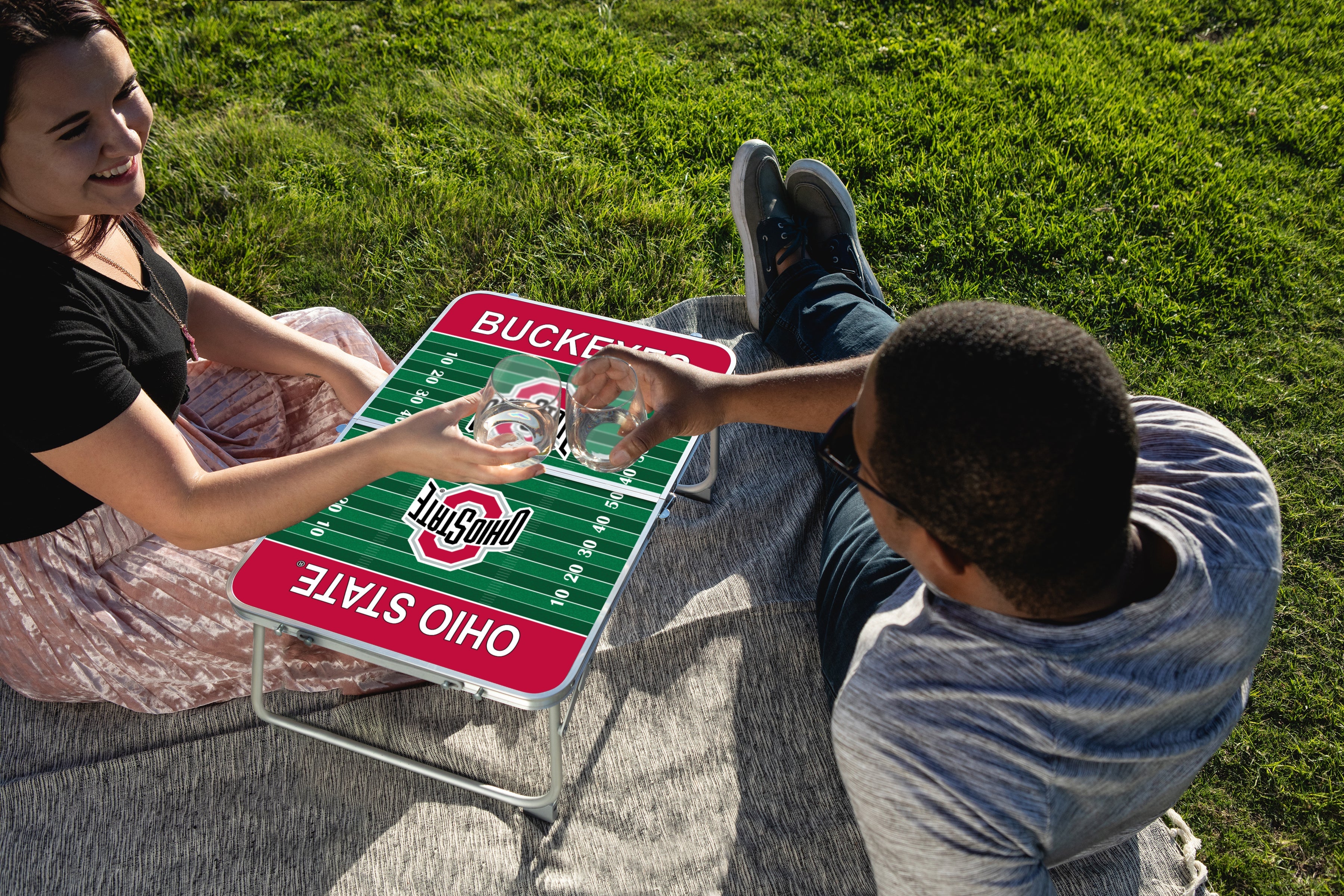 Ohio State Buckeyes - Concert Table Mini Portable Table