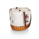 Cleveland Browns Mickey Mouse - Coronado Canvas and Willow Basket Tote