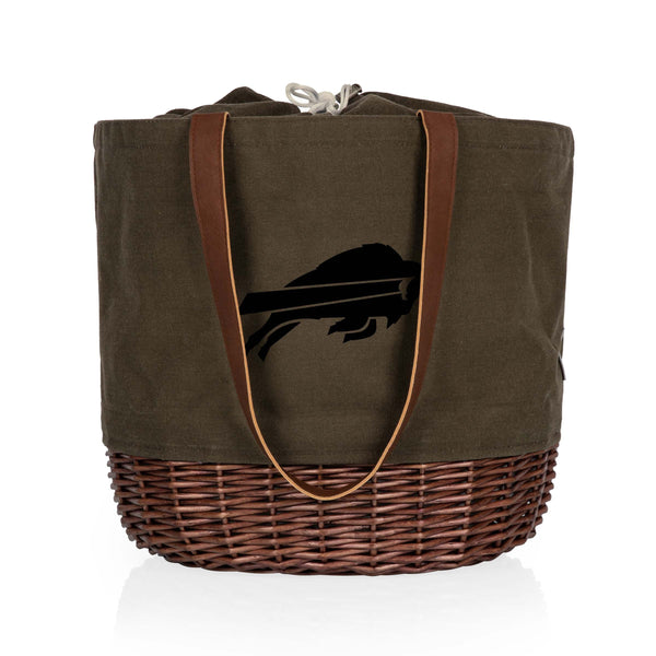 Buffalo Bills - Coronado Canvas and Willow Basket Tote