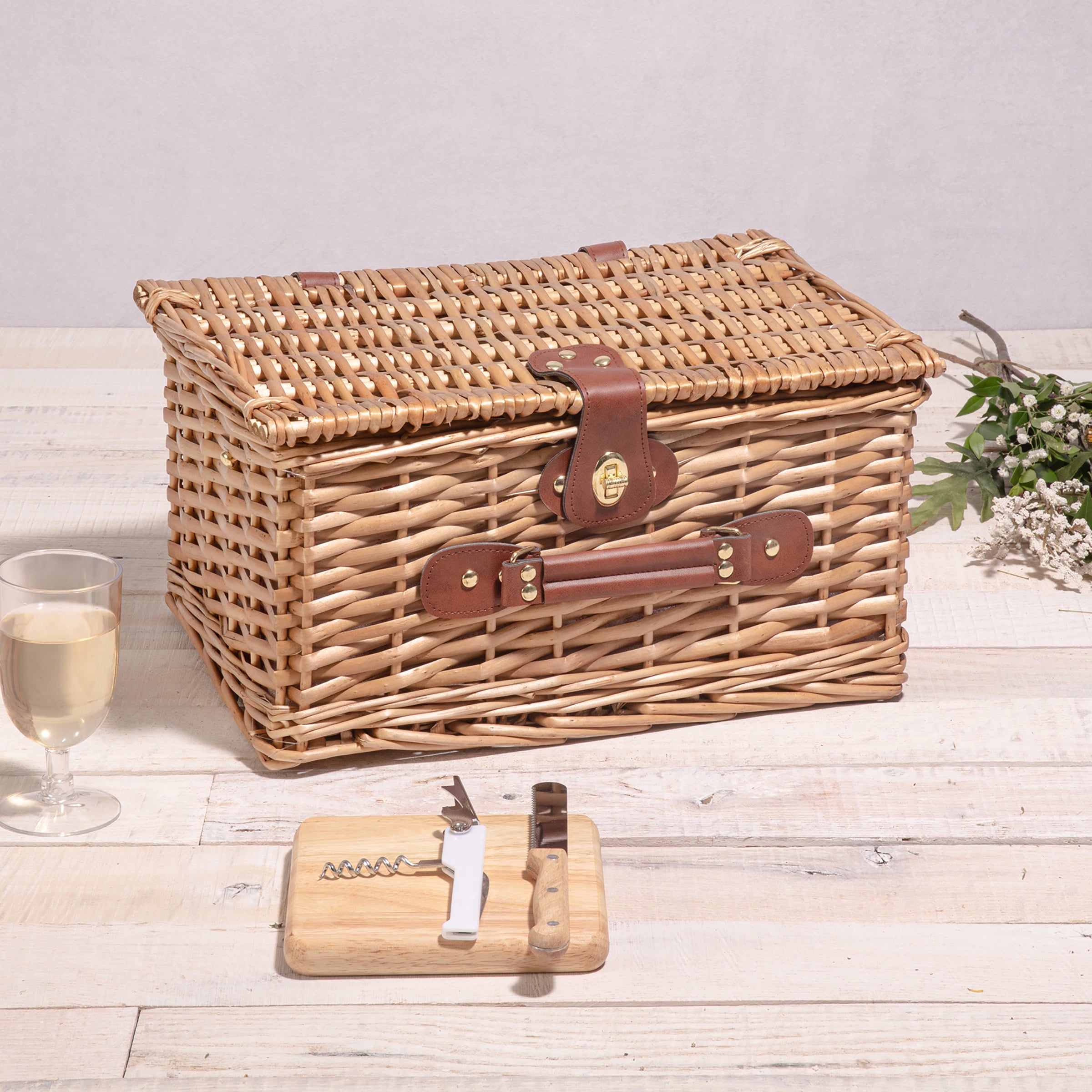 Classic Wine & Cheese Picnic Basket