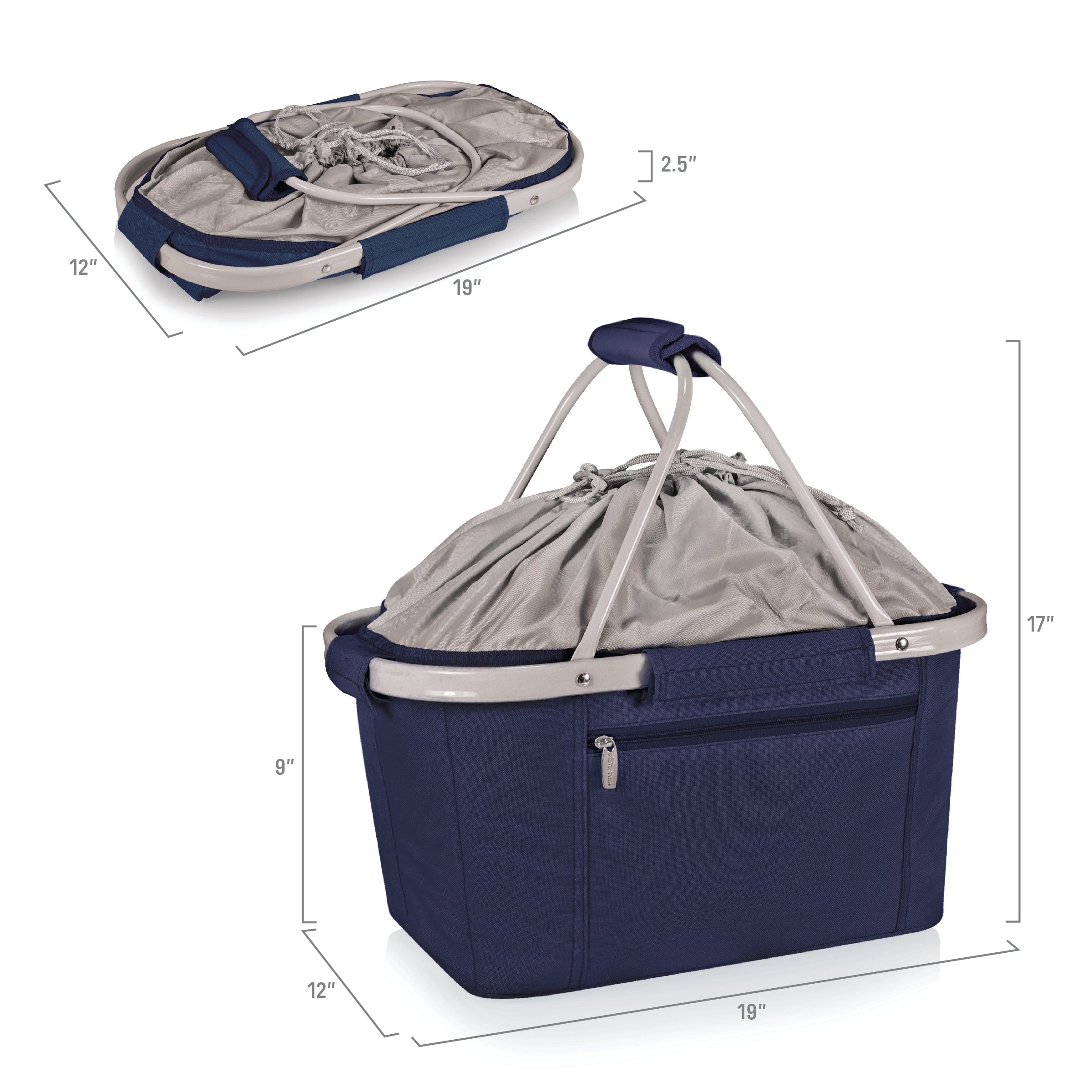 Auburn Tigers - Metro Basket Collapsible Cooler Tote