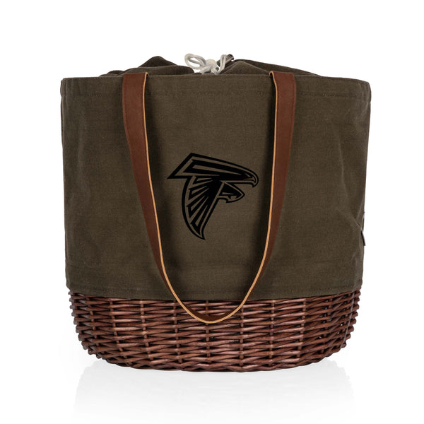 Atlanta Falcons - Coronado Canvas and Willow Basket Tote