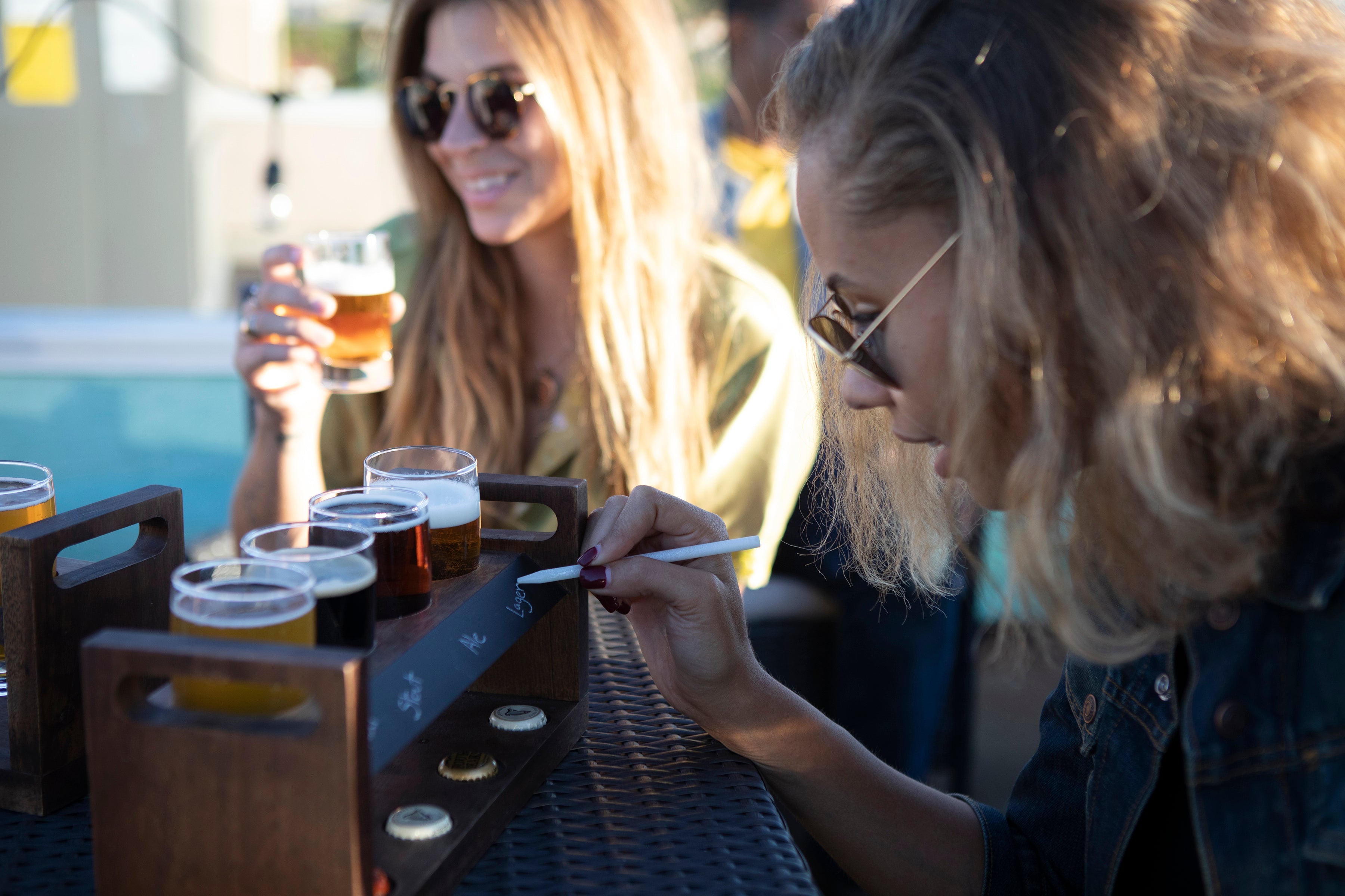 Los Angeles Chargers - Craft Beer Flight Beverage Sampler