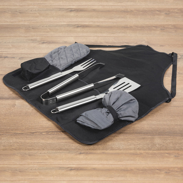 BBQ Apron Tote Pro Grill Set