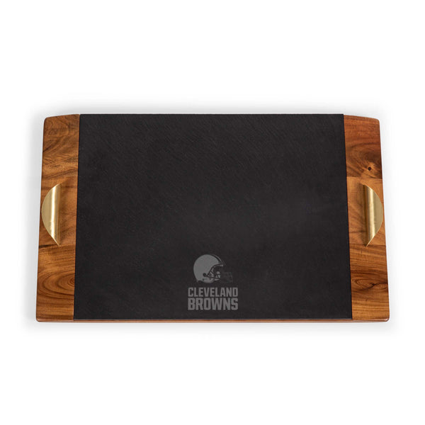 Cleveland Browns - Covina Acacia and Slate Serving Tray