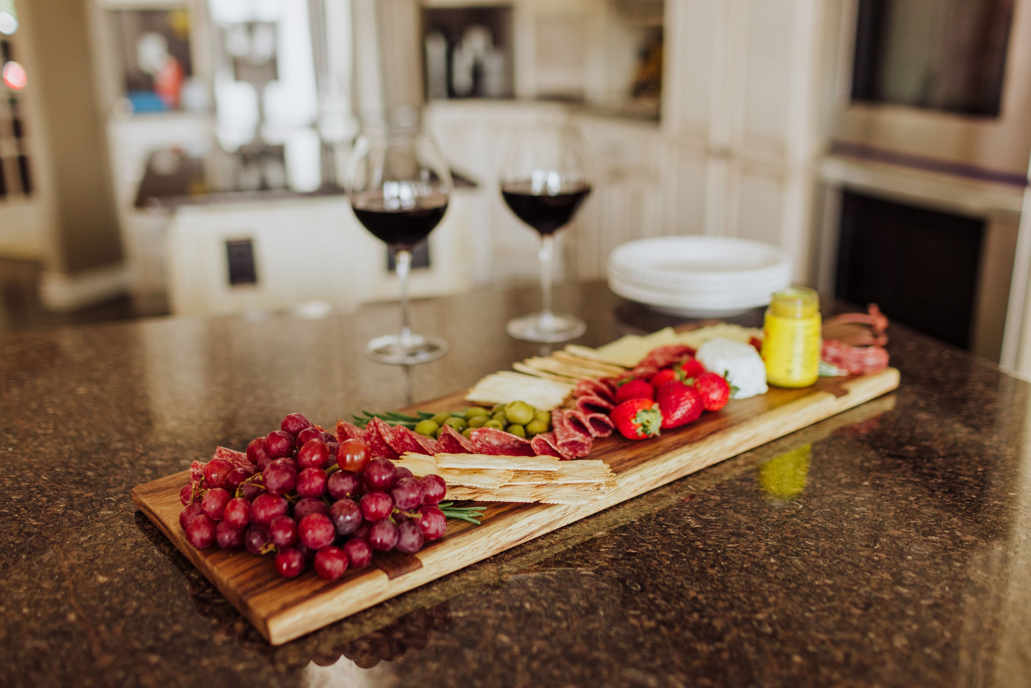 Madera Rectangular Long Charcuterie Board - 29" x 9"