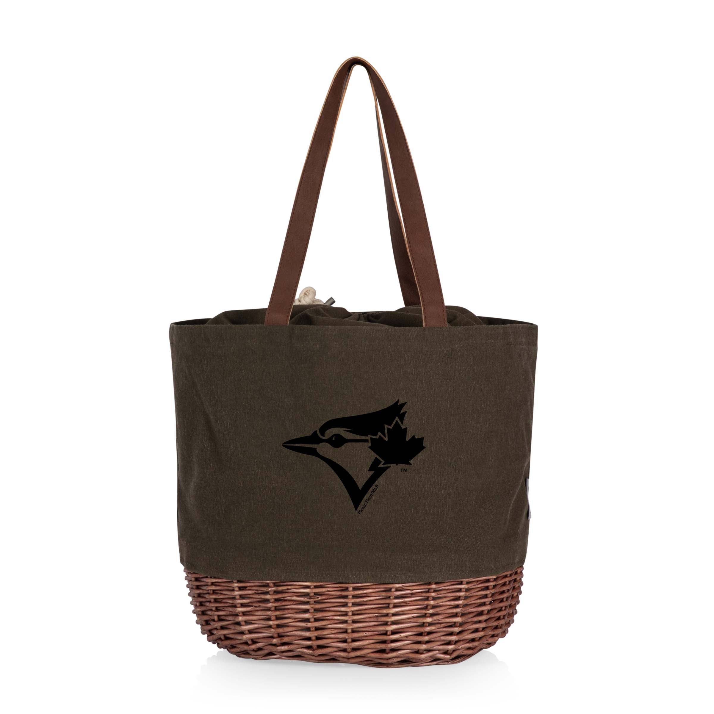 Toronto Blue Jays - Coronado Canvas and Willow Basket Tote